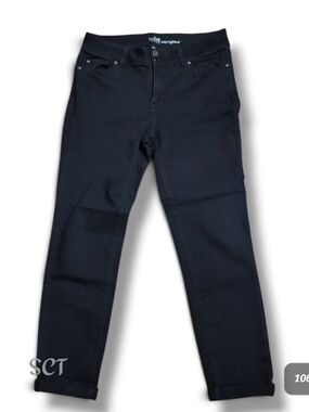 Soho - Sz. 10 Black Boyfriend Jeans